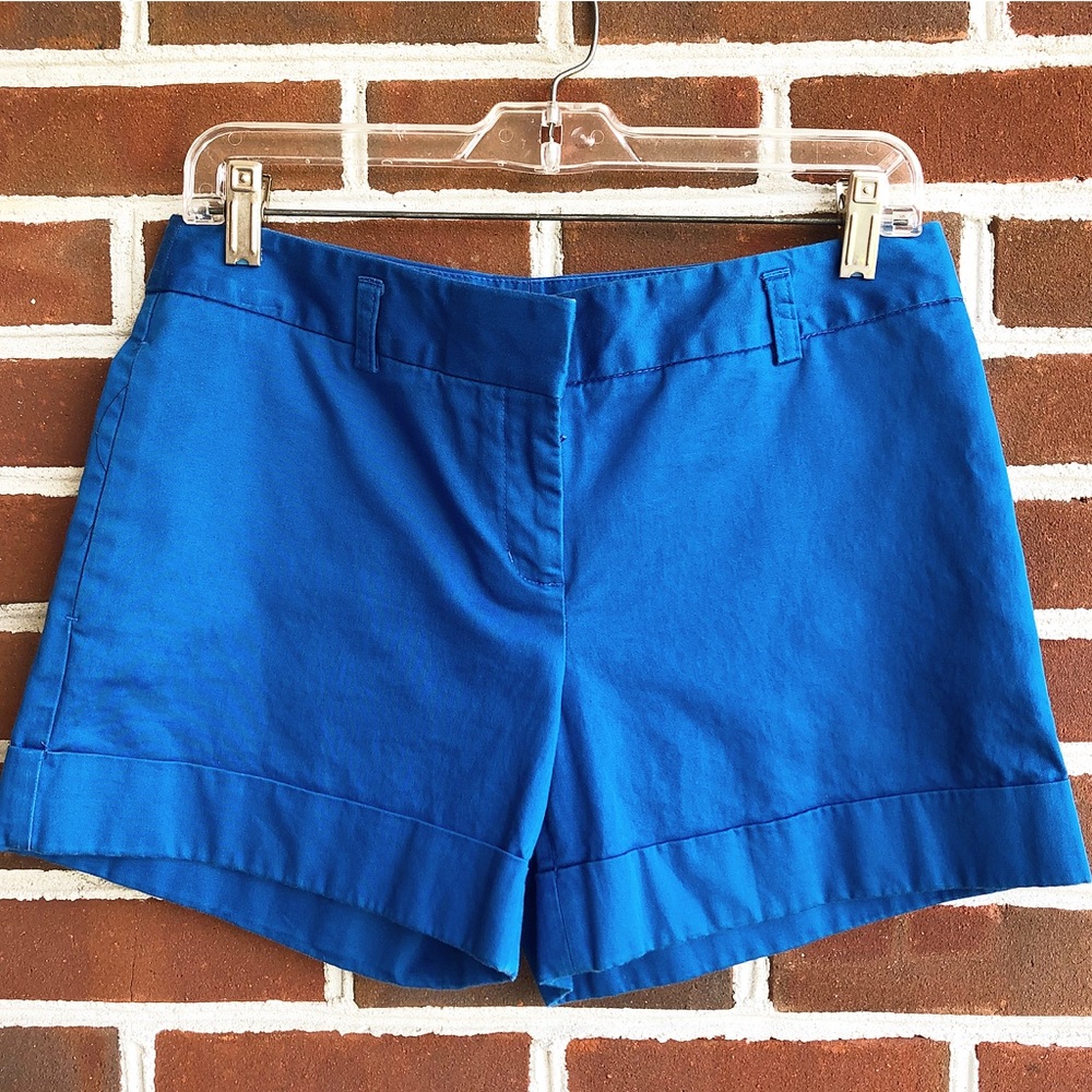 Express dress shorts size 4 royal blue. NWOT